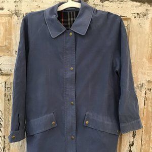 Vintage Blue Burberry Pea Coat